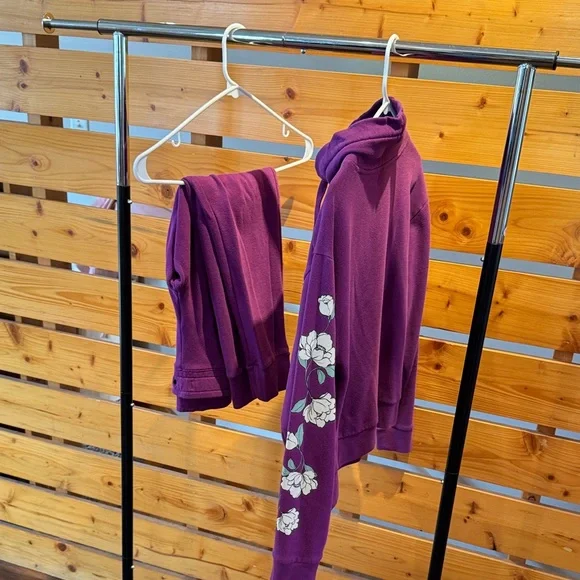 PINK Purple Sweater and Sweatpants Set - Picture 4 of 4